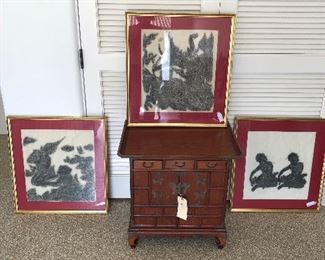 Thai rubbings, Chinese chests