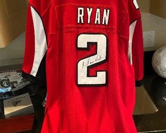 Matt Ryan signed jersey. 