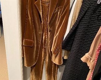 Dolce and Gabbana velvet suit