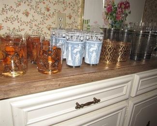 Mid Century bar glasses