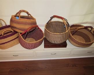 Hand made baskets