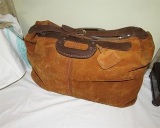 Vintage suede bag