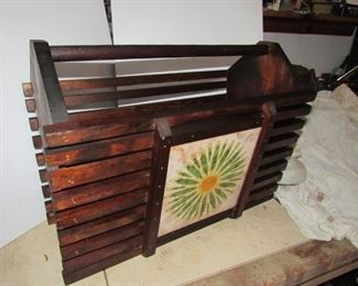 Vintage magazine rack