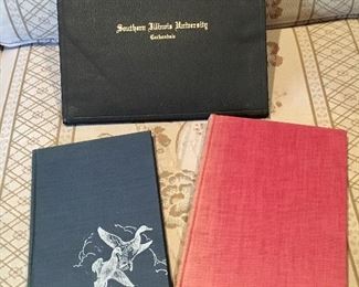 SPENCER OLIN'S ORIGINAL COLLEGE DIPLOMA & 2 COLLECTOR BOOKS, BELIEVE 1ST EDITIONS.