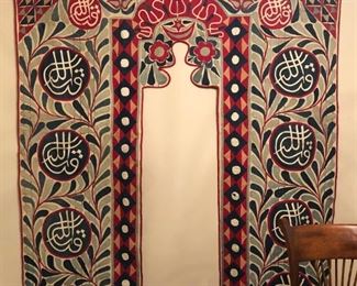 Middle Eastern Tent Appilque Fabric Wall Doorway.. (Khayamiya) 