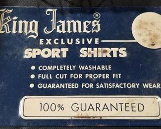 King James Shirt Sign