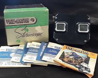 View-Master Stereoscope Vintage with the box and reels 