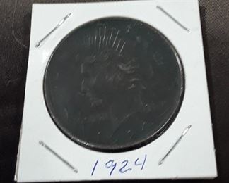 1924 Morgan Silver Dollar 