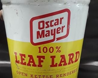 Oscar Mayer Lard tin 