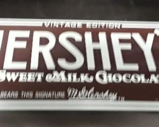 Porcelain Hershey's Sign 