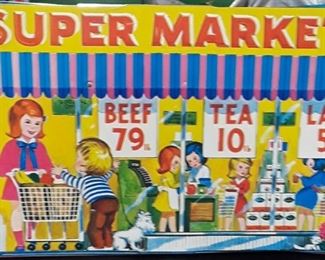 Vintage Super Market Play Set 