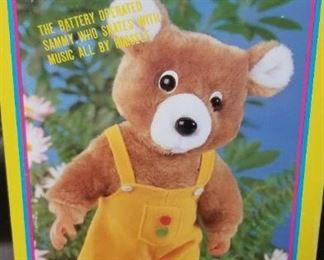 Battery Operated Sammy Skates Bear 