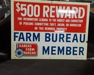 Kansas Farm Bureau Sign 