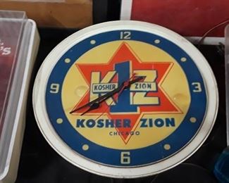 Kosher Zion Lighted Clock 