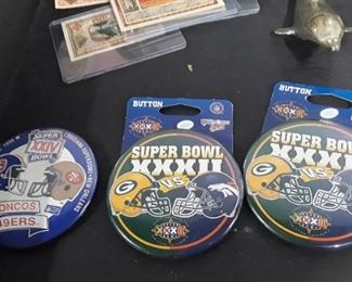Super Bowl Pin backs 
