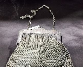 German Silver Purse 