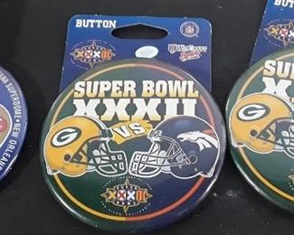 Super bowl Pin backs 