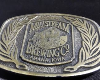 Millstream Brewing Co Belt Buckle