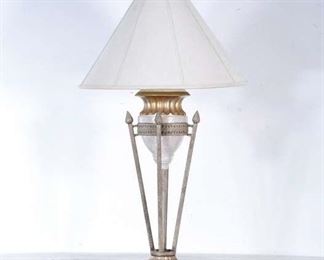 Neoclassical Urn & Spear Table Lamp