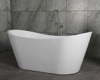 B-0010 67"X32" Freestanding Soaking Bathtub