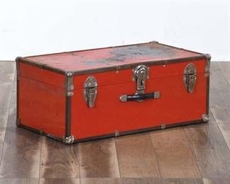 Red Storage Trunk