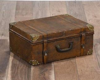 Alligator Texture Storage Suitcase