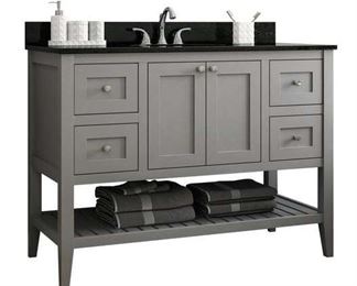 Vanguard 48" Single Bathroom Dove Grey Vanity Base Only