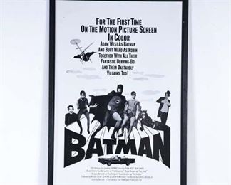 Batman 1966 Movie Lobby Poster