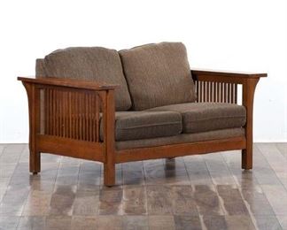 California Craftsman Style Loveseat