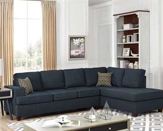 Red Barrel Studio Samaira Sleeper Sectional In Blue