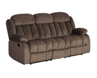 Red Barrel Studio Gully Reclining Sofa In Cocoa Brown