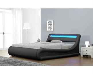 Partial Cali King Jovenko Storage Bed (Box 1 Of 3)