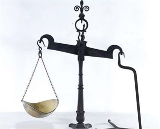 Victorian Iron & Brass Merchant'S Scale