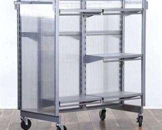 Industrial Storage Shelving Unit Display W Casters