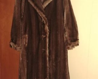 Ladies foax fur coat