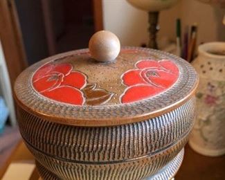 antique hand carved wooden box