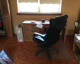 Desk with Swivel Chair