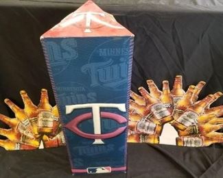 Minnesota Twins Budweiser Signs