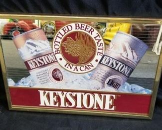 Keystone Beer Mirror