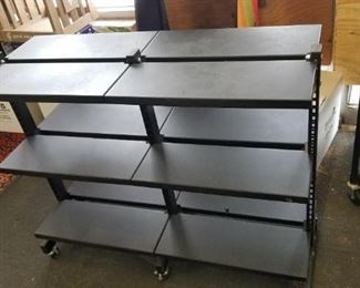 Display Shelving with 6 Adjustable Shelves