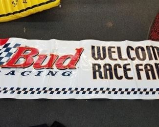 Large Bud Racing Banner