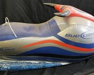 Large Bud Light Jet Ski Inflatable