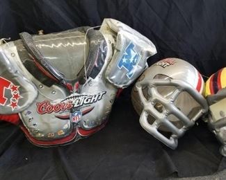 Coors Light Football Pads and Helmets Inflatables