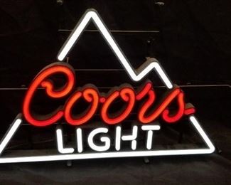 Coors Light Neon Sign Light