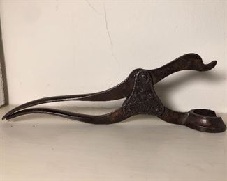  Antique 1800's LUND Patentee Lever Corkscrew / Cork Remover - London.  Rare
