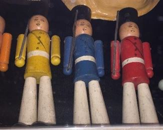 WOODEN SOLDIER GAME PIECES