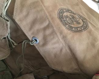 BOY SCOUT BACKPACK 1940"S NEW YORK COUNCIL