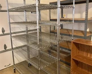 Metal shelves (2)