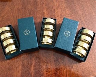Napkin rings 3 sets of 4