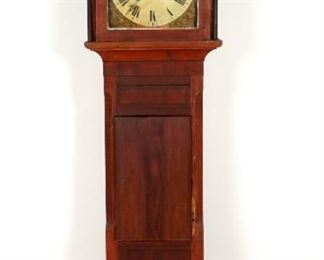 Early New England Grandfather Clock